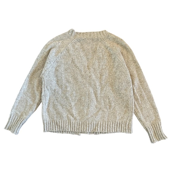 Oatmeal Cardigan with Abalone Buttons - Picture 5 of 11